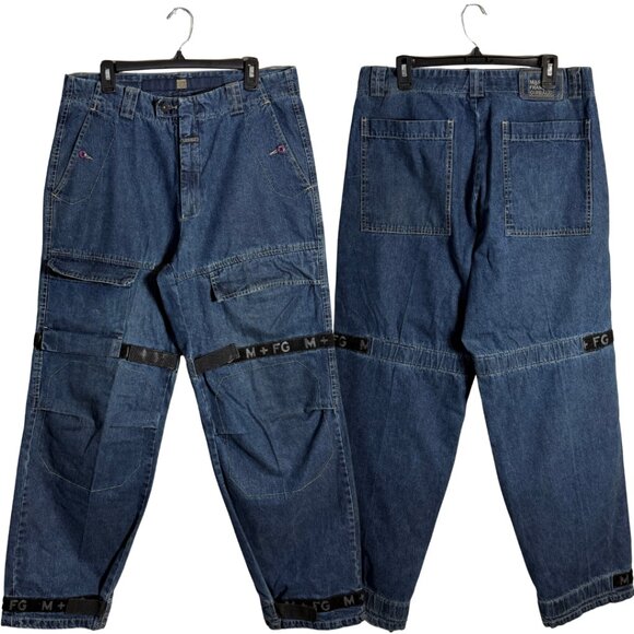 Vintage Y2K Marithe Francois Girbaud Baggy Jeans Men's 34 Shuttle Tape Skater - Picture 1 of 16